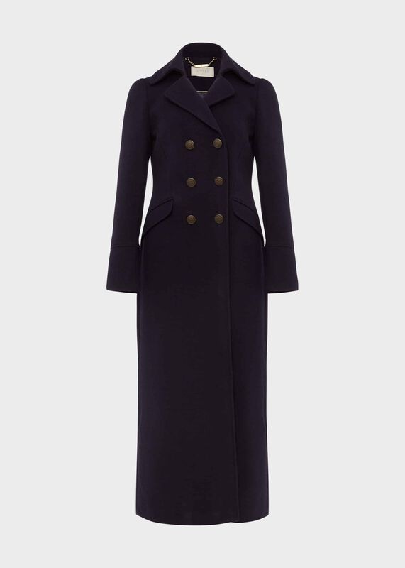 Brenna Wool Blend Maxi Coat