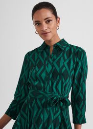 Petite Lainey Dress, Green Multi, hi-res