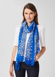 Taisya Scarf, Blue Multi, hi-res