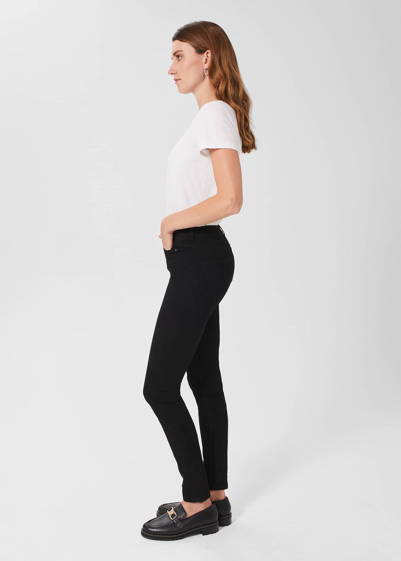 Petite Gia Jeans, Black, hi-res