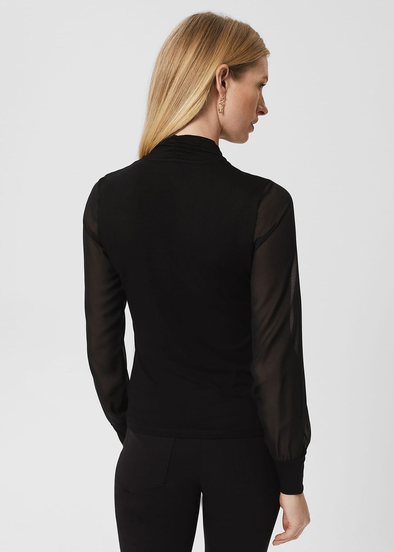 Ashley Top, Black, hi-res