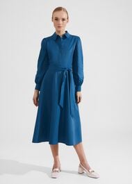 Petite Ivana Dress, Lyons Blue, hi-res