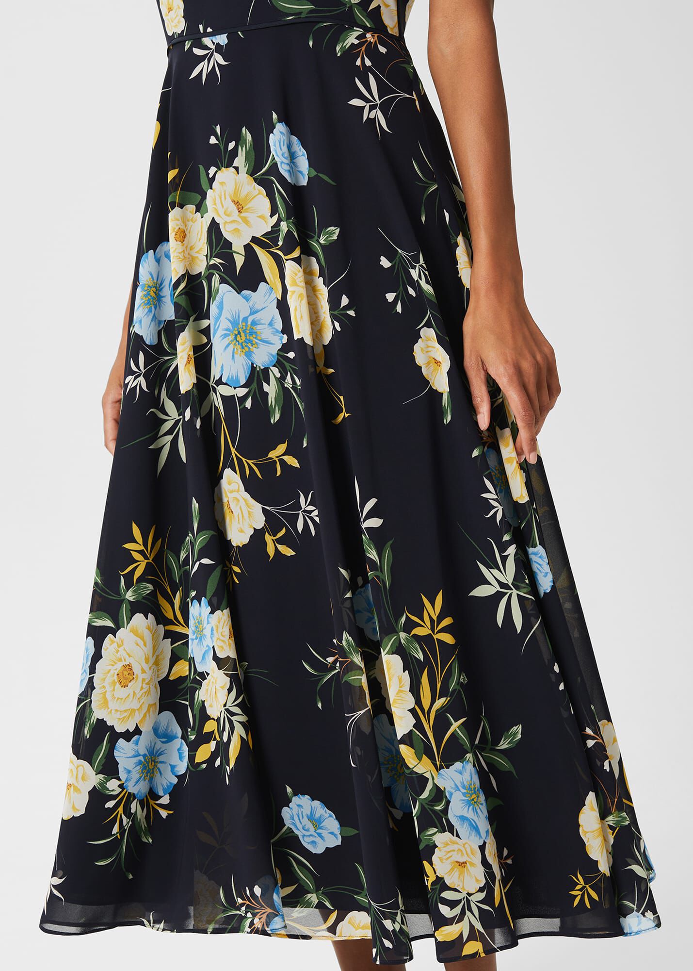 hobbs carly dress yellow factory Online SAS