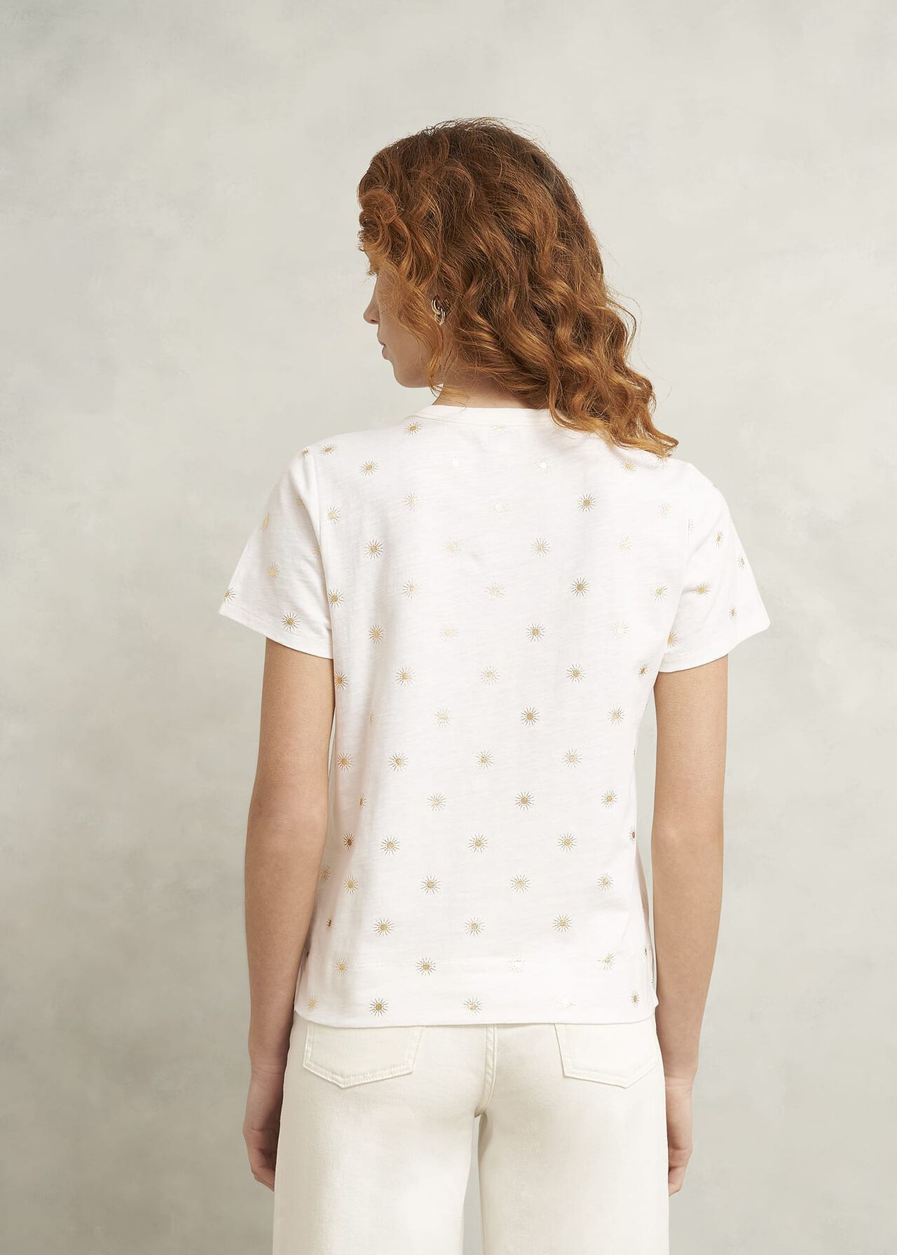 Hobbs Adaline Cotton Printed T-Shirt Hobbs Adaline Cotton Printed T-Shirt