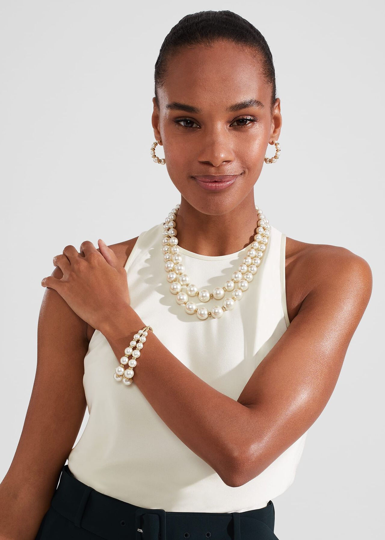 Sandra Bracelet, Gold, hi-res
