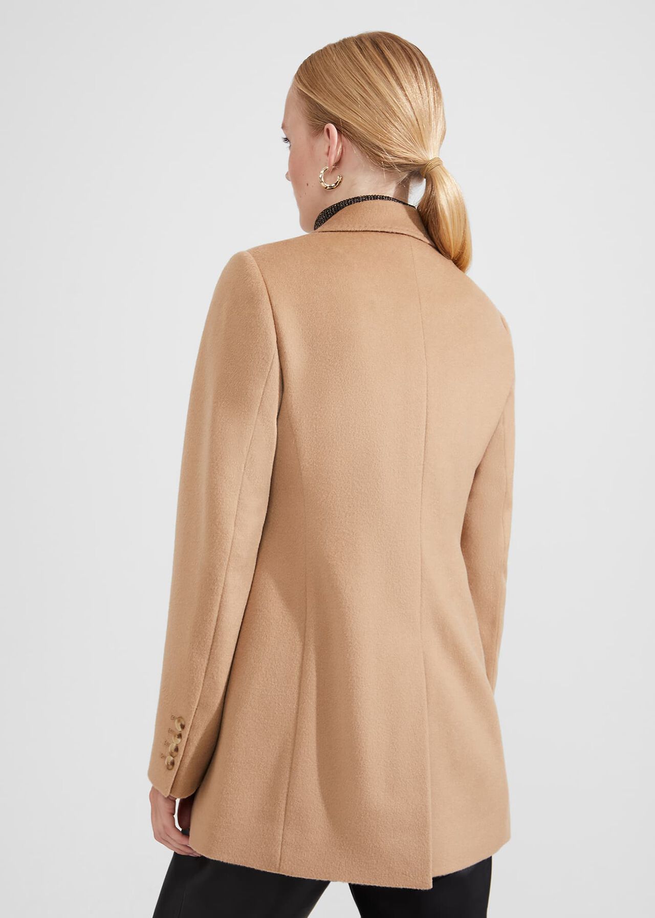 Clarence Wool Blazer, Camel, hi-res