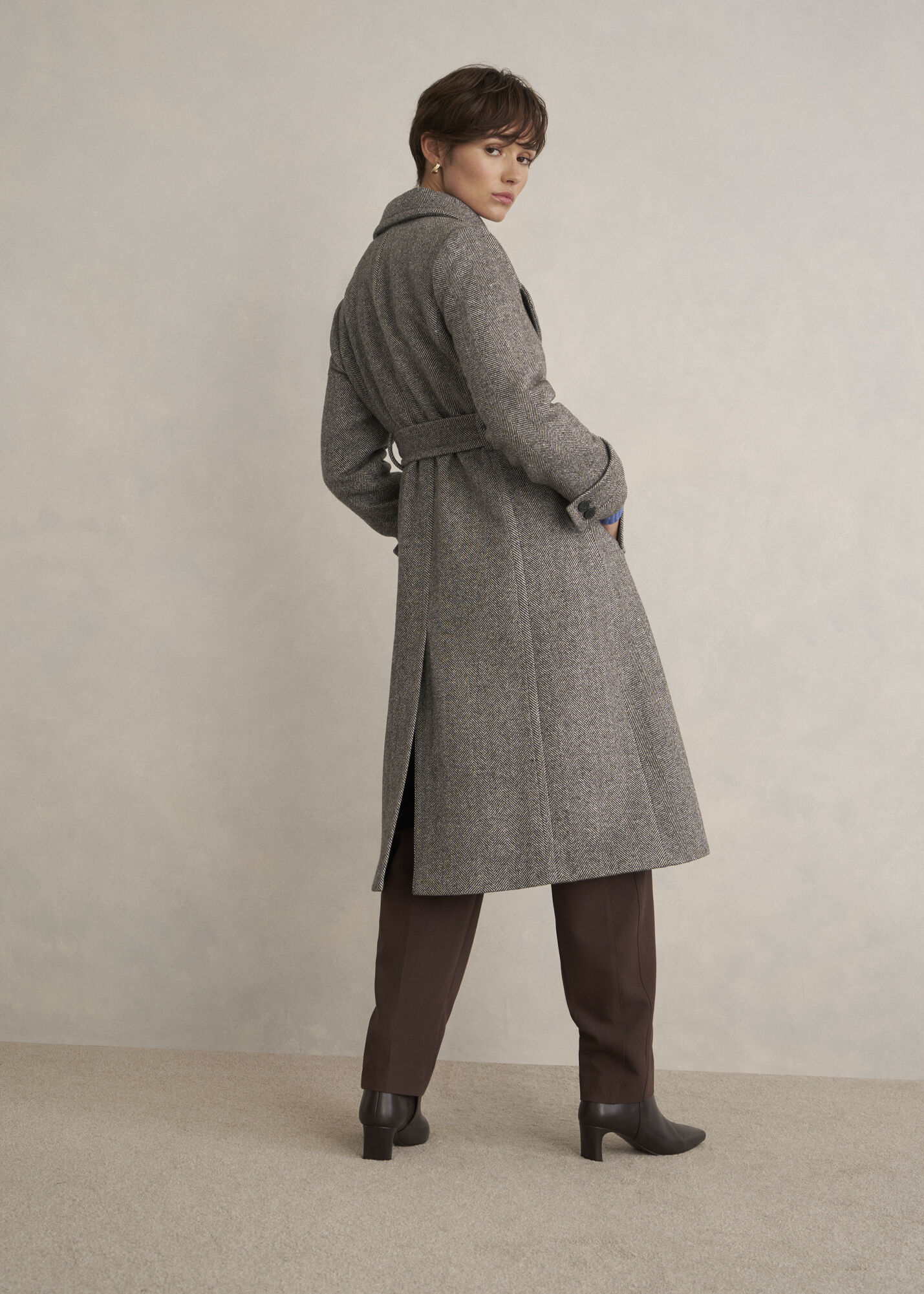 Prisha Wool Blend Coat | Hobbs UK |