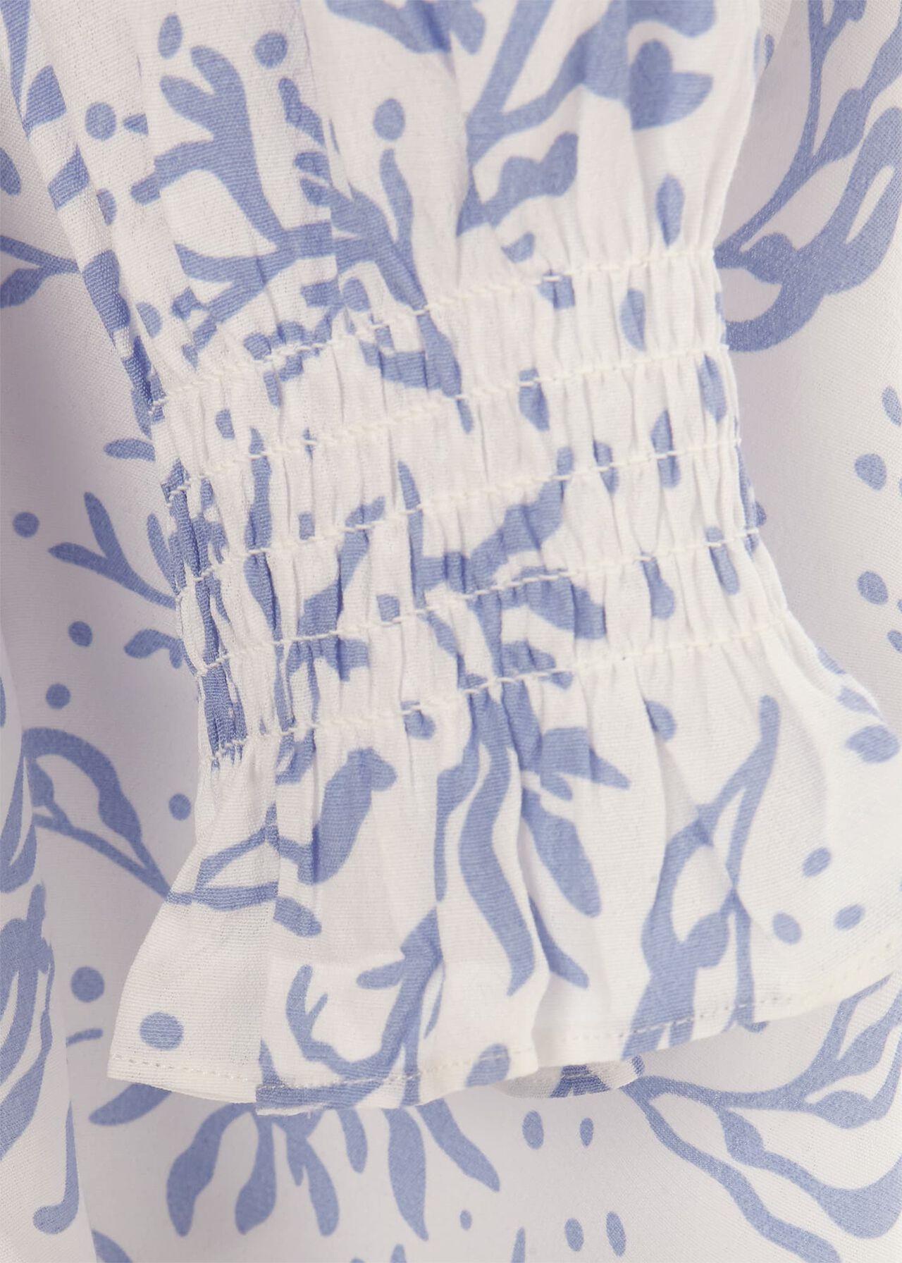 Maggie Top, Ivory Pale Blue, hi-res