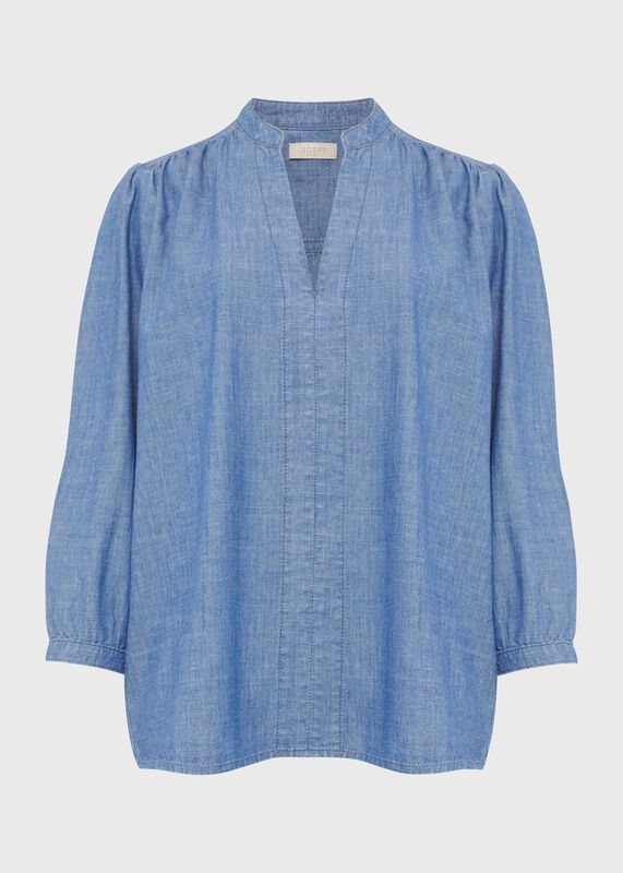 Sofia Chambray Blouse