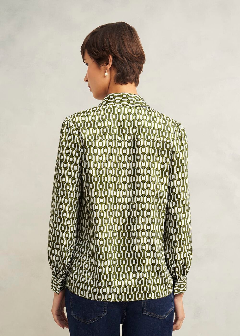 Tallie Shirt, Ivory Green, hi-res