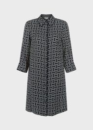 Aubery Dress, Navy Multi, hi-res