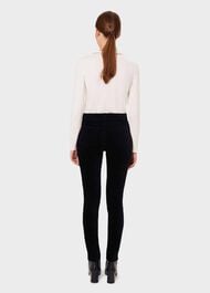 Marianne Velvet Skinny Jeans With Stretch, Midnight, hi-res