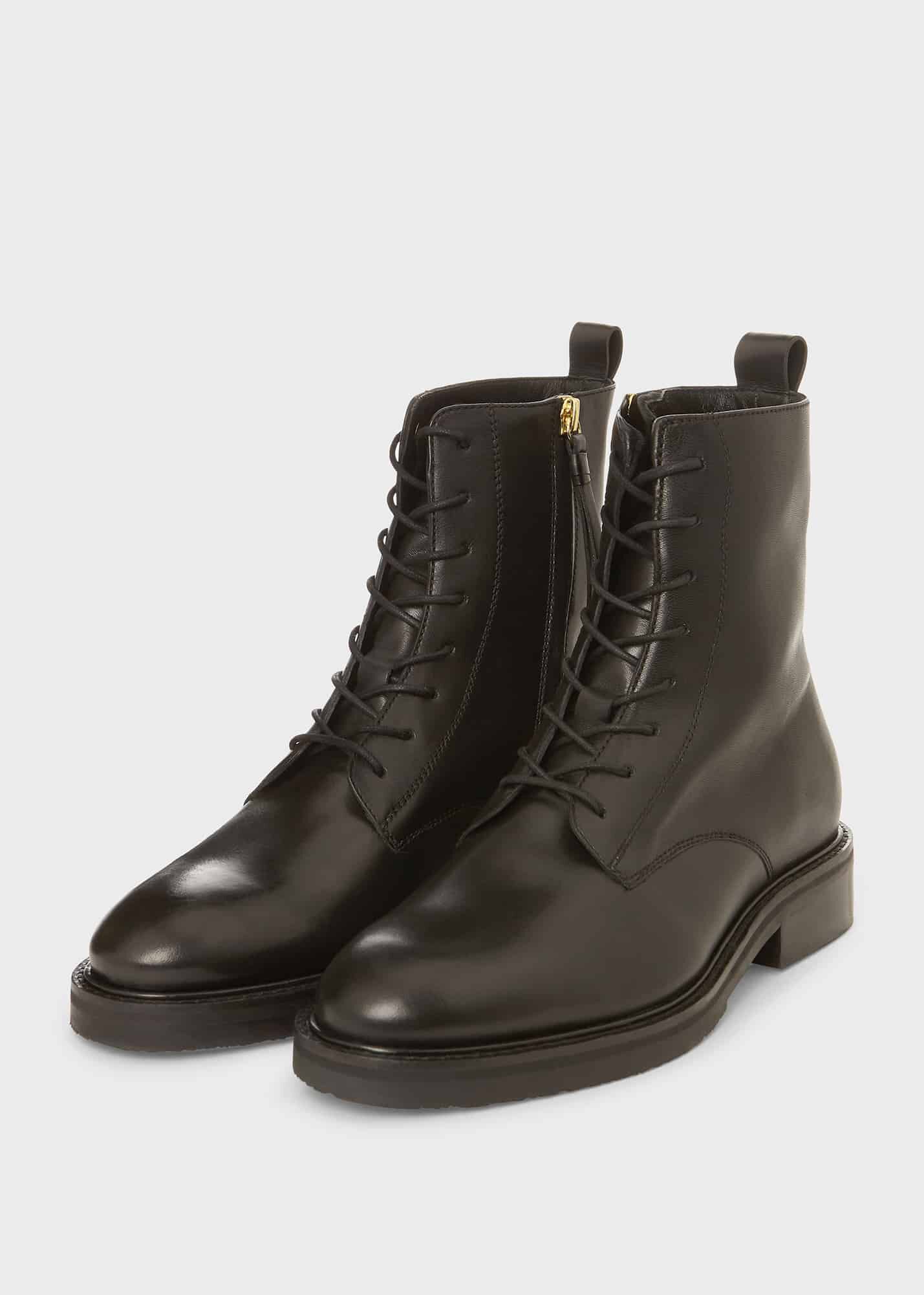 Elena Leather Ankle Boots Hobbs ROW