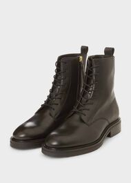 Elena Ankle Boots, Black, hi-res