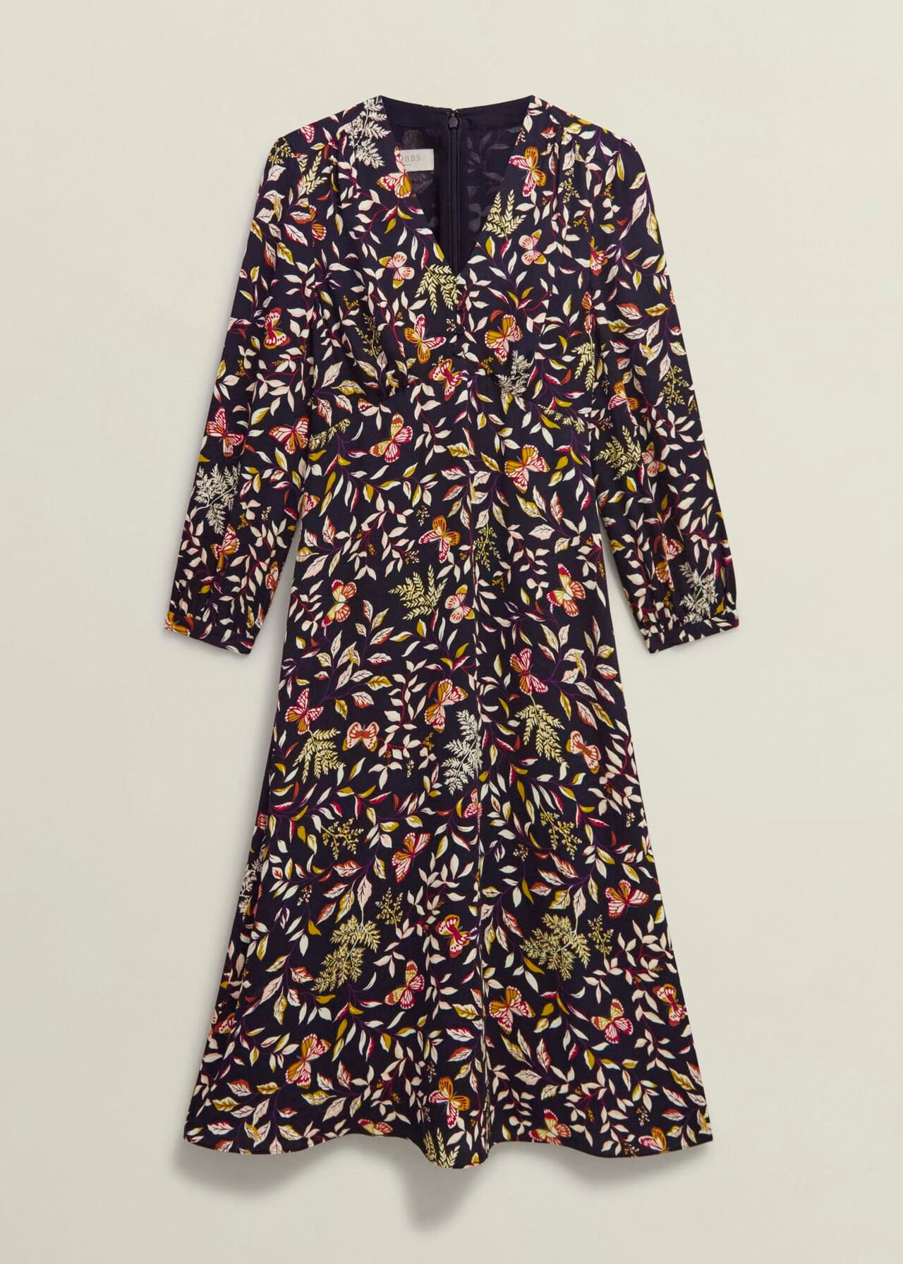 Petite Zainah Dress, Navy Multi, hi-res