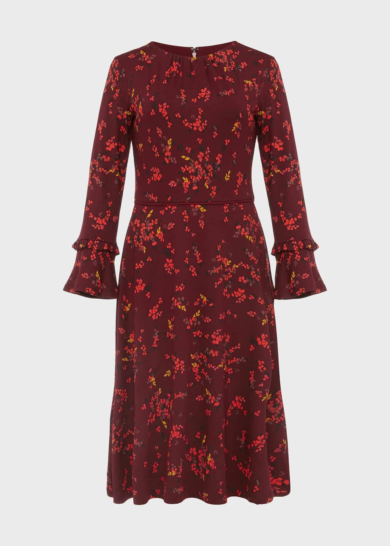 Lea Jersey Dress, Mulberry Multi, hi-res