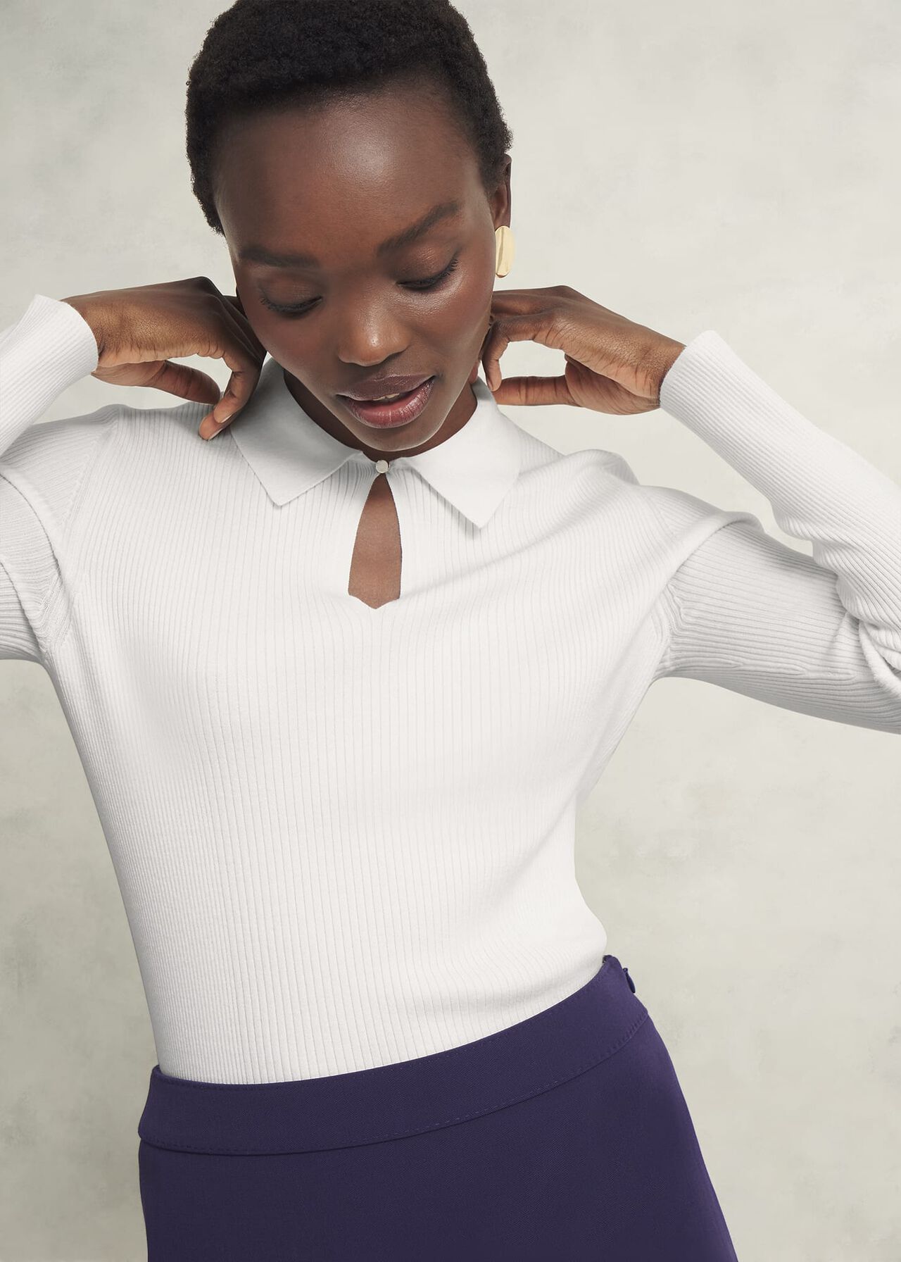 Hobbs Sierra Knitted Shirt Hobbs Sierra Knitted Shirt