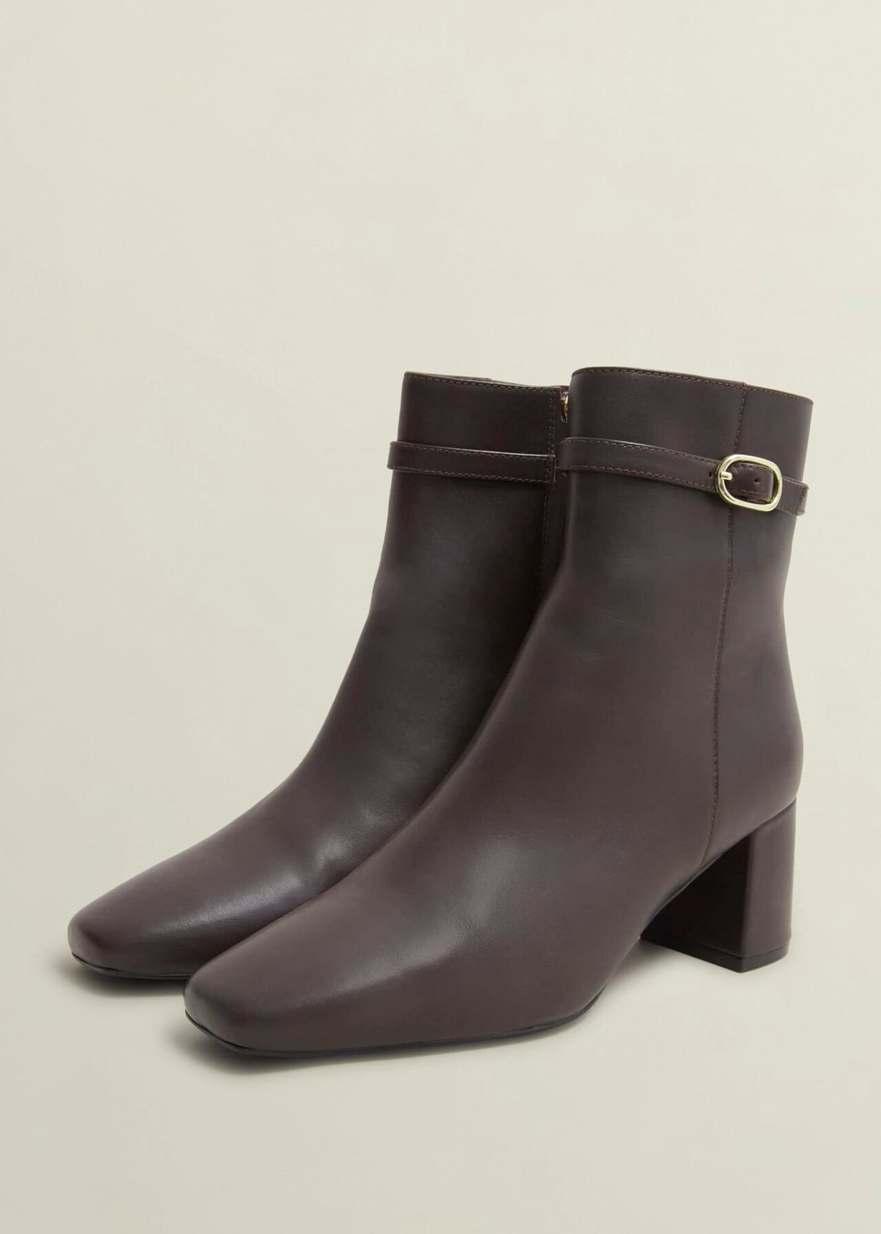 Gabriella Ankle Boots, Chocolate Brown, hi-res
