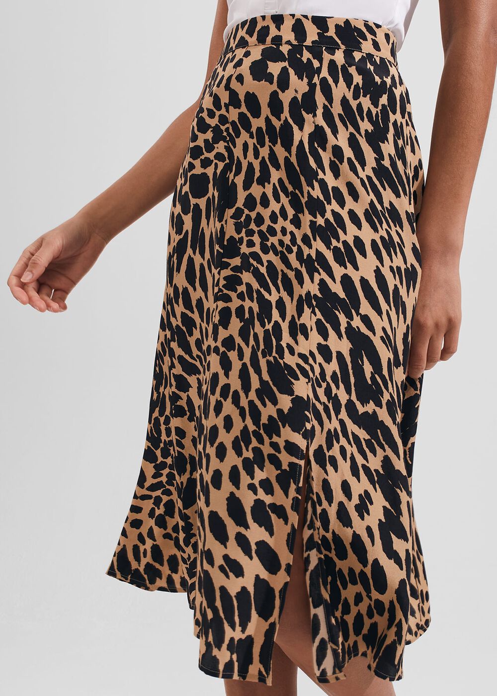 Petite Daphne Skirt, Camel Black, hi-res