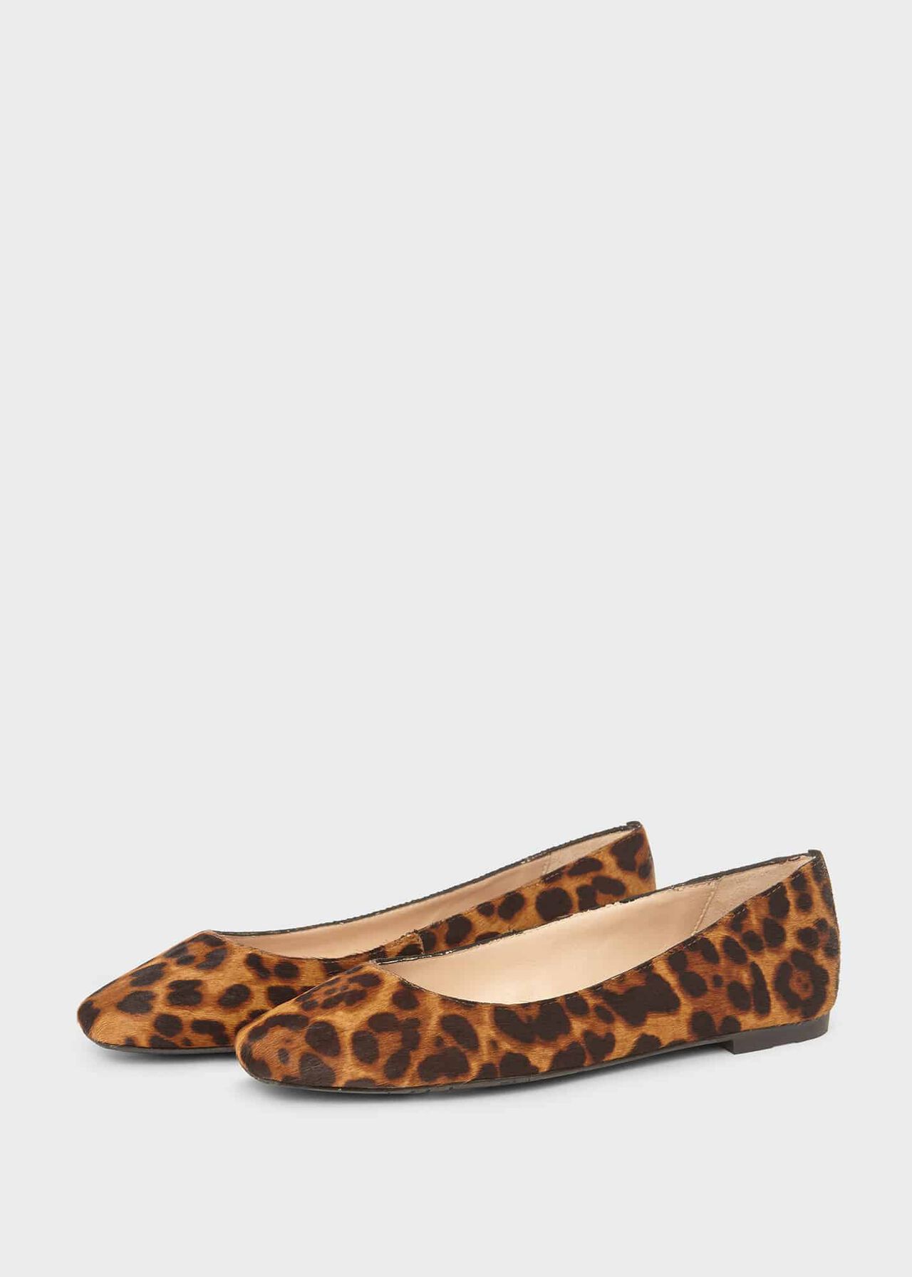 Jemma Animal Print Ballerinas