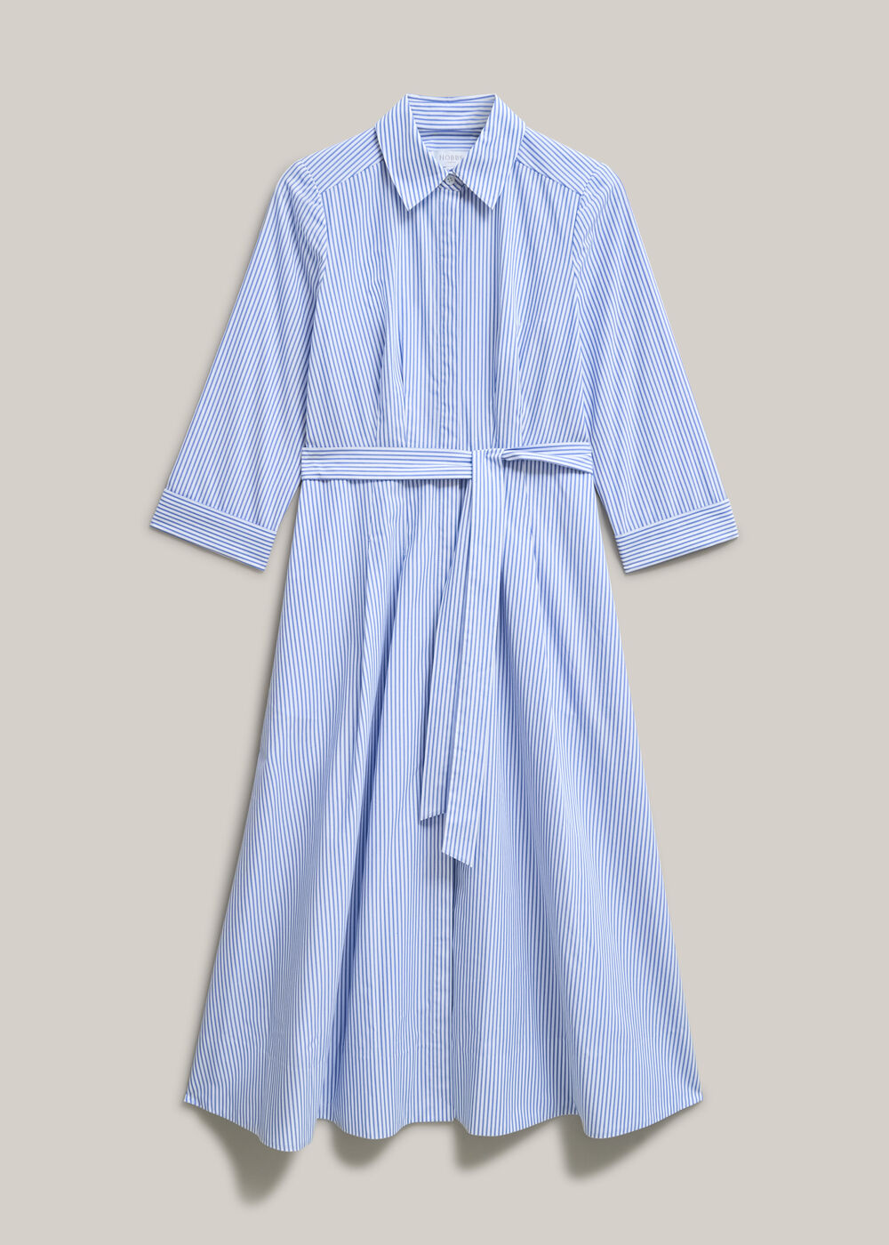 Petite Jane Shirt Stripe Dress, Blue Ivory, hi-res