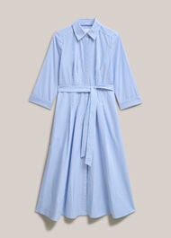Petite Jane Shirt Stripe Dress, Blue Ivory, hi-res