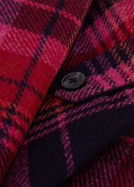 Sariah Wool Dress, Pink Navy Multi, hi-res