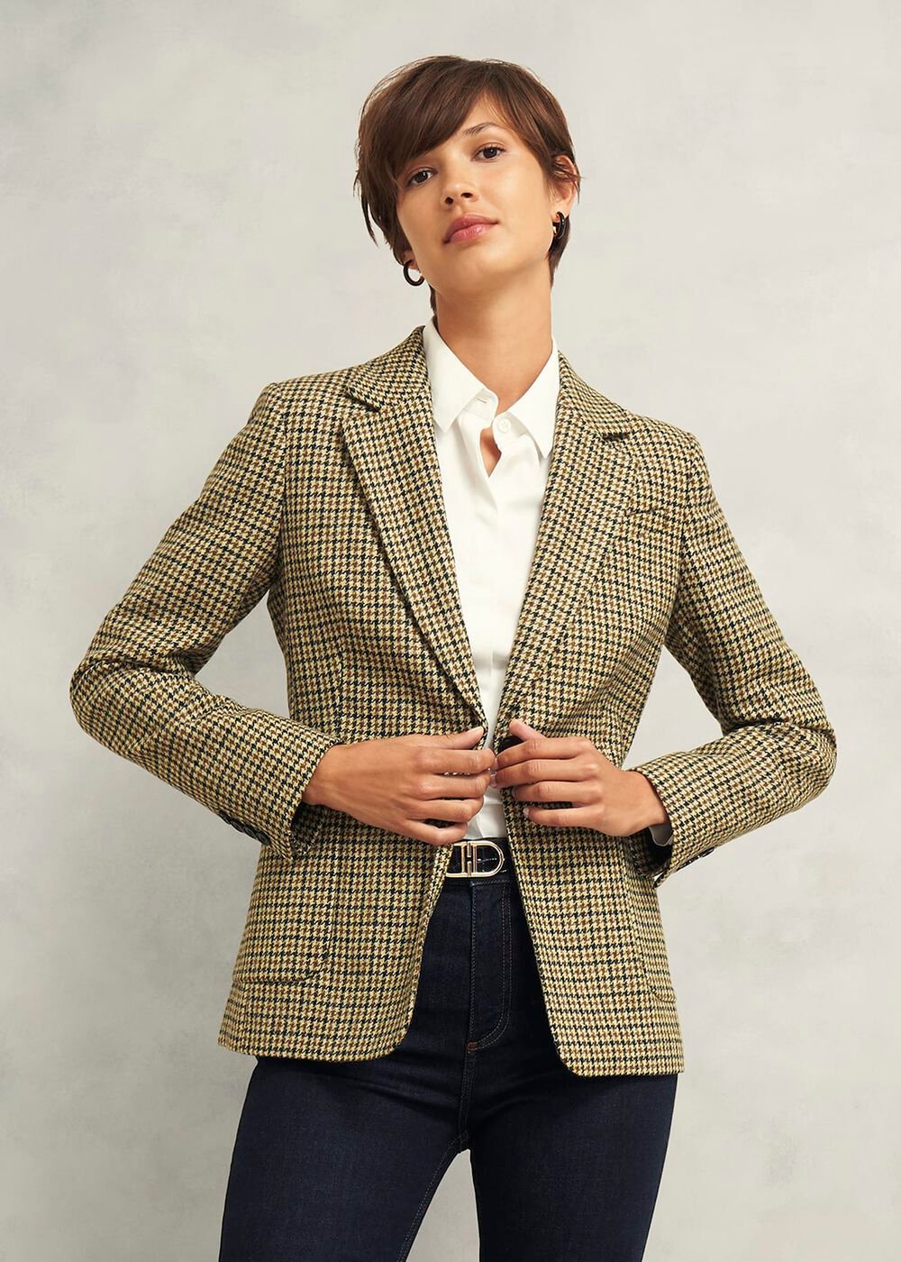 Lilla Wool Jacket, Brown Multi, hi-res