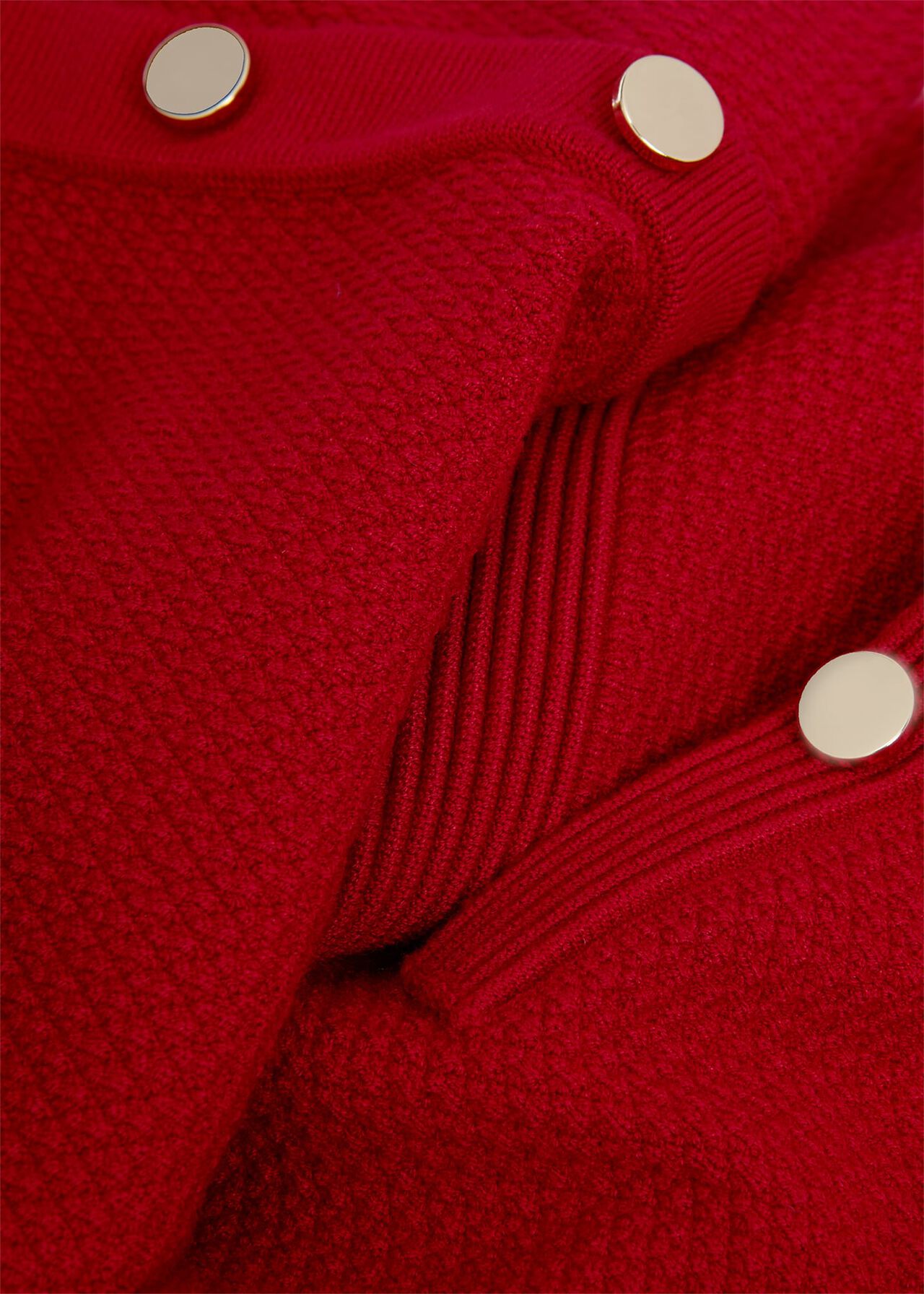 Noa Knitted Dress, Firebrick Red, hi-res