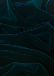 Faye Velvet Dress, Pine Green, hi-res