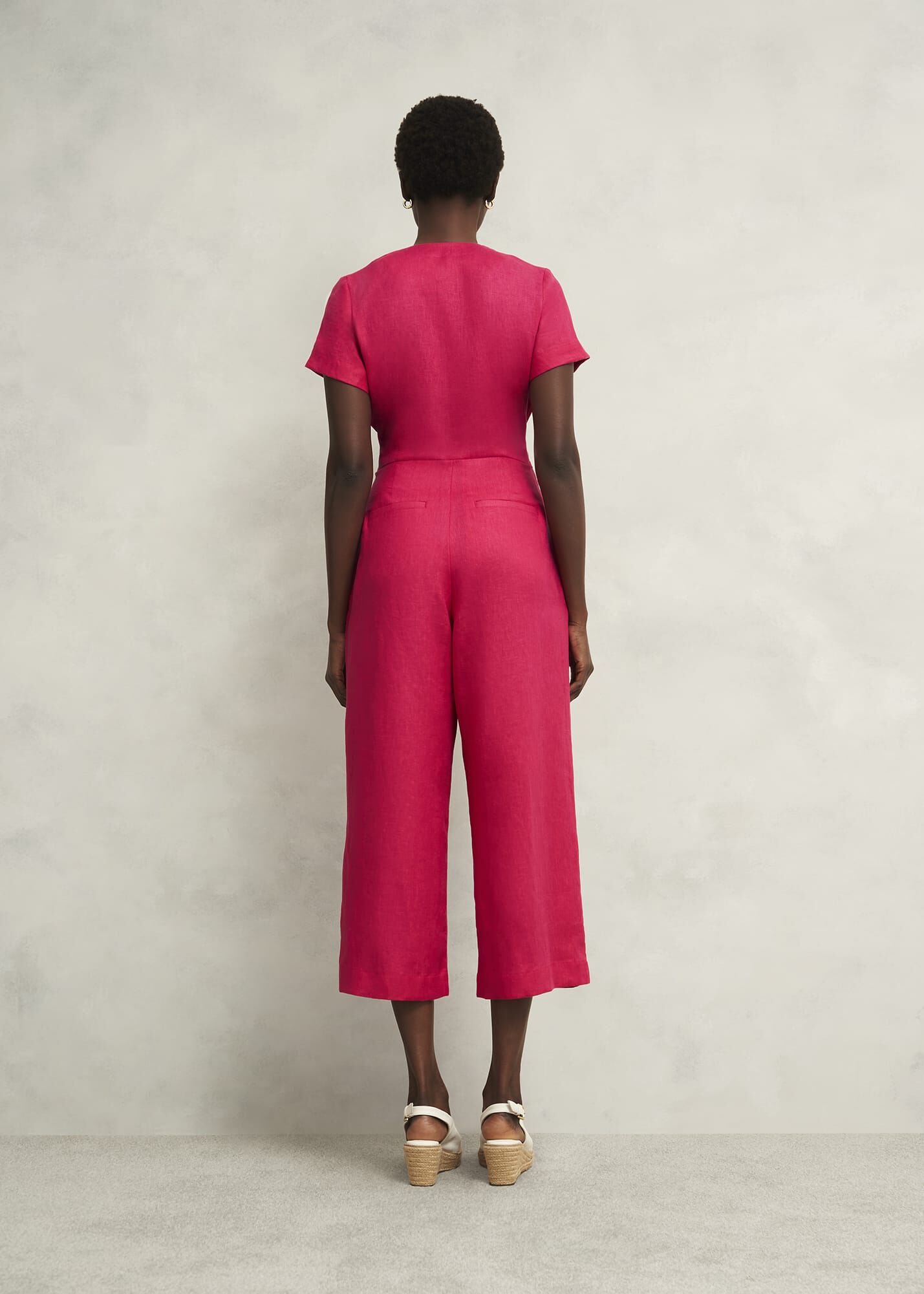 【HOBBS LONDON】Aliya Linen Jumpsuit リネンジャンプスーツ Aliya Linen Jumpsuit | Hobbs US |
