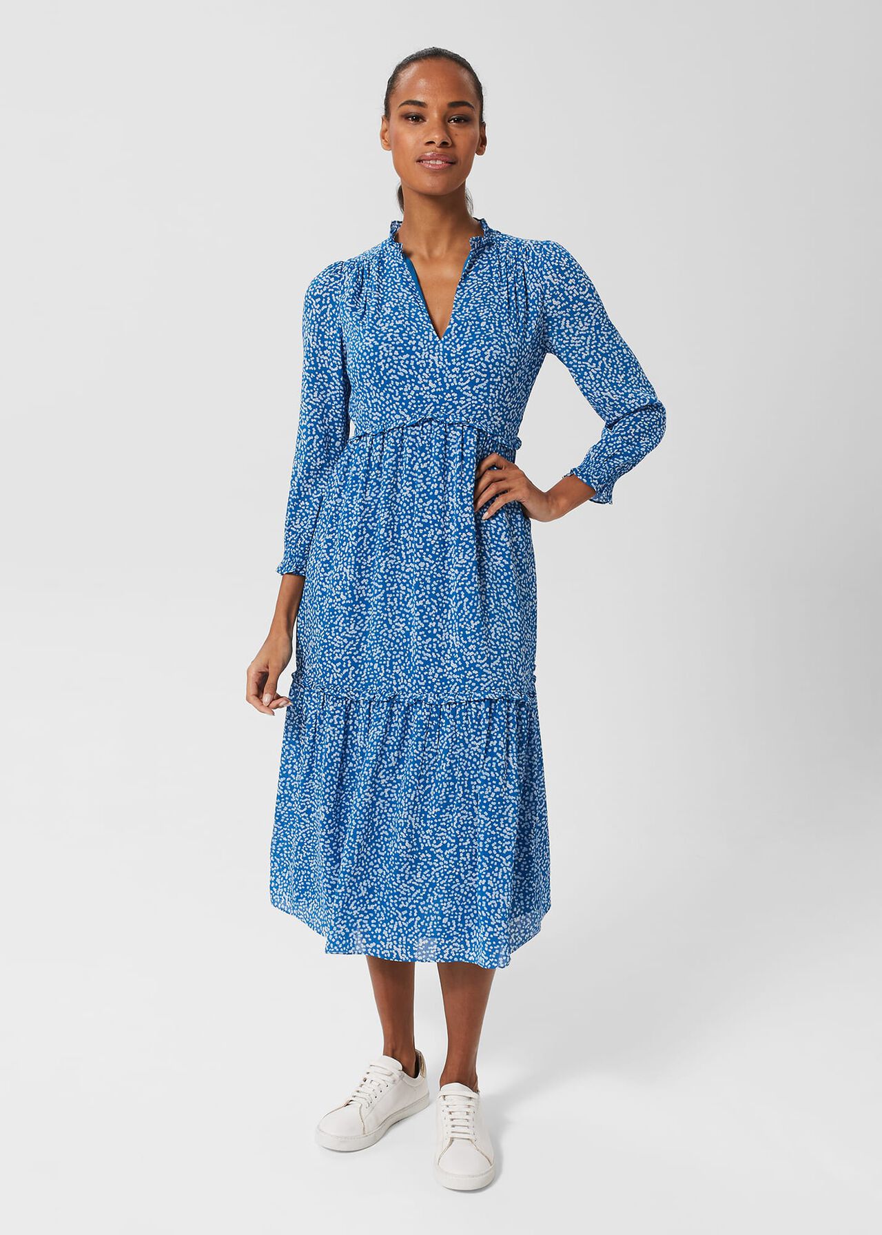 Annalise Dress, Blue Multi, hi-res