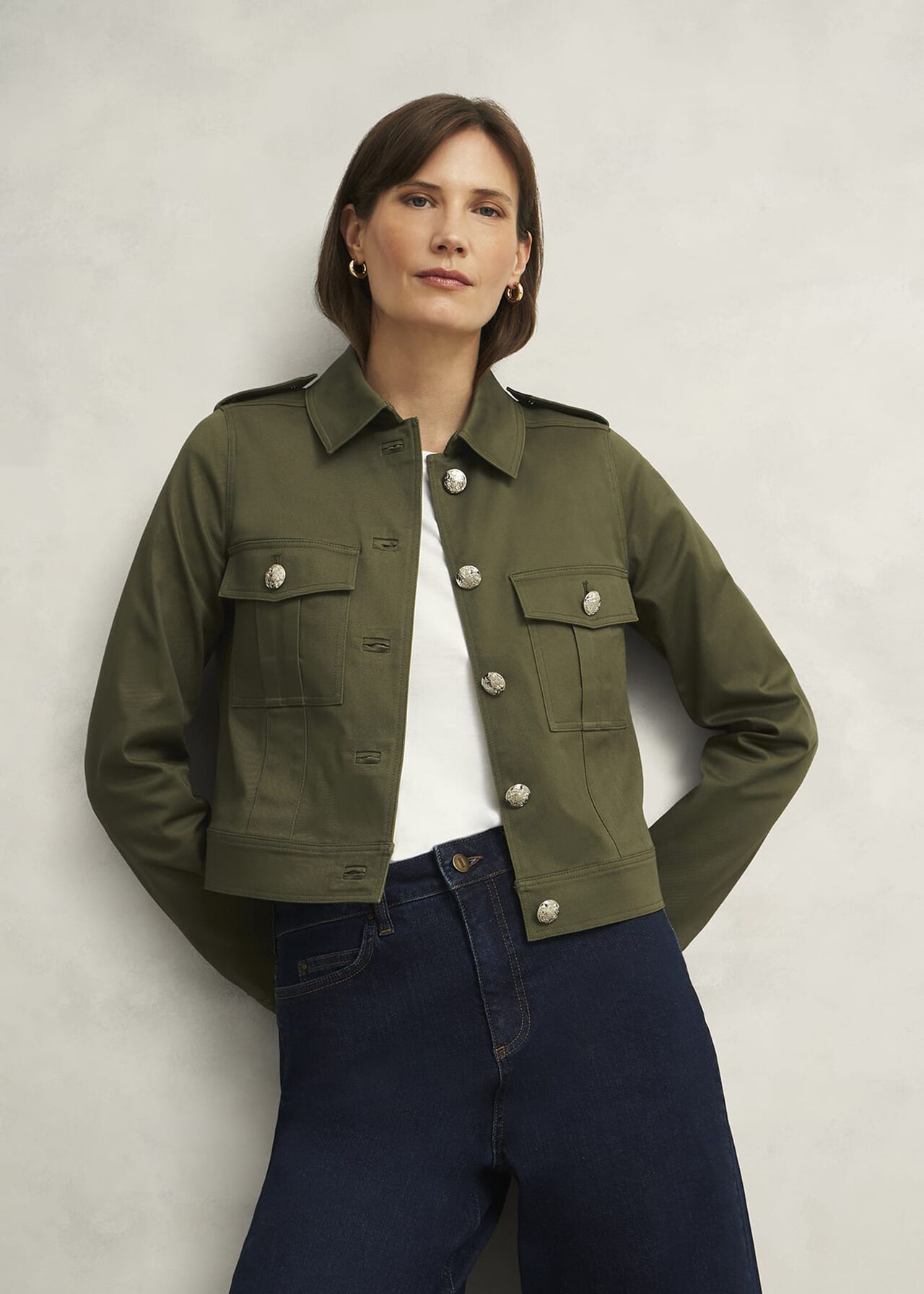 Kathie Jacket, Olive Green, hi-res