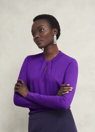 Effie Sweater, Amaranth Purple, hi-res
