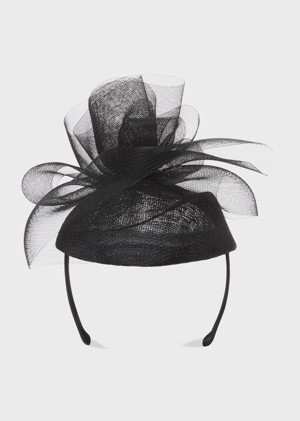 Amber Fascinator, Black, hi-res