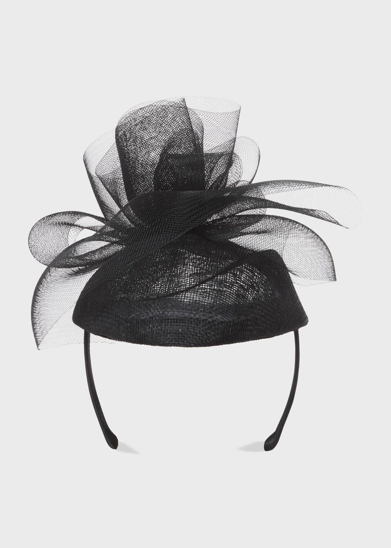 Amber Fascinator, Black, hi-res
