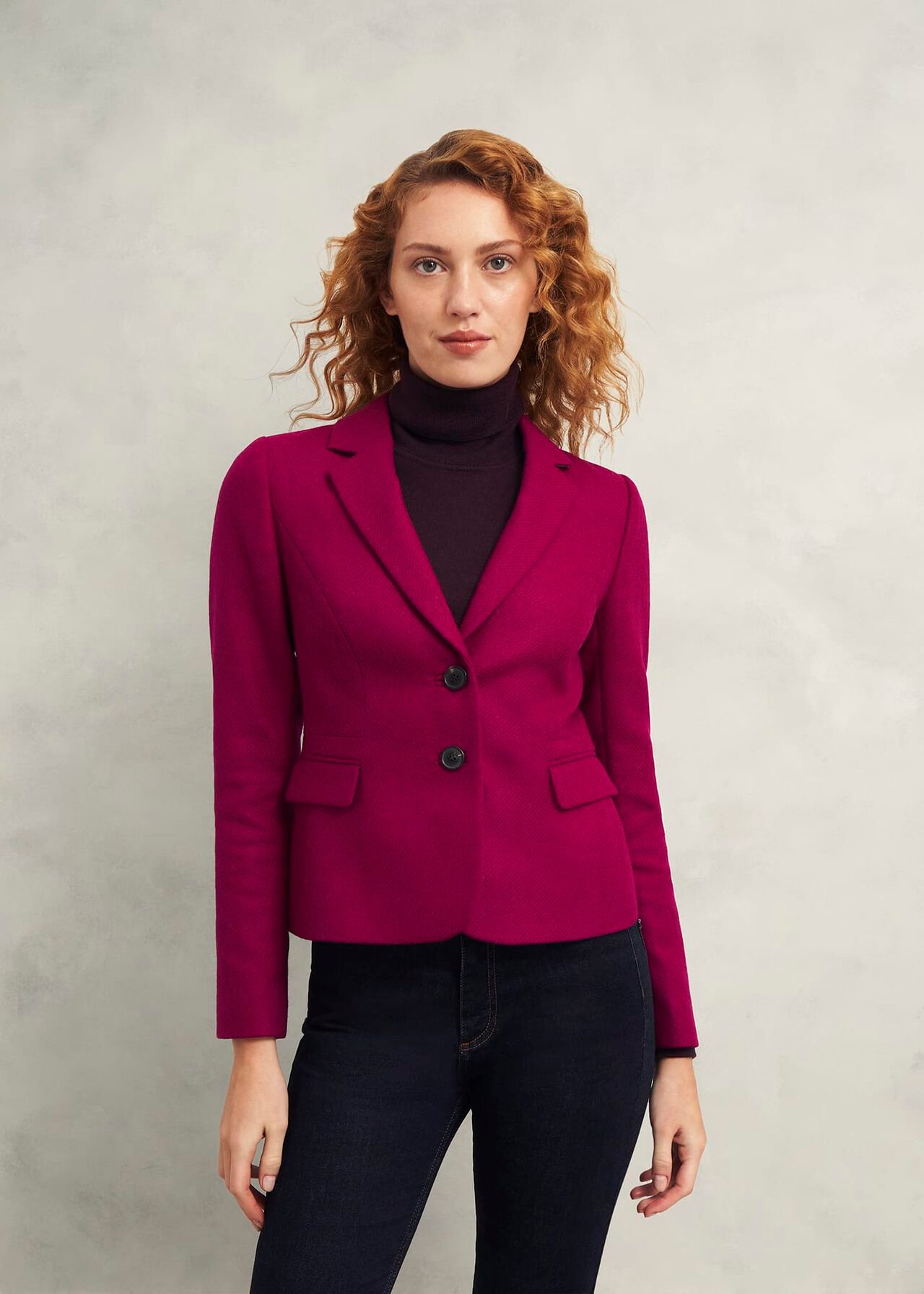 Petite Hackness Jacket, Pink, hi-res