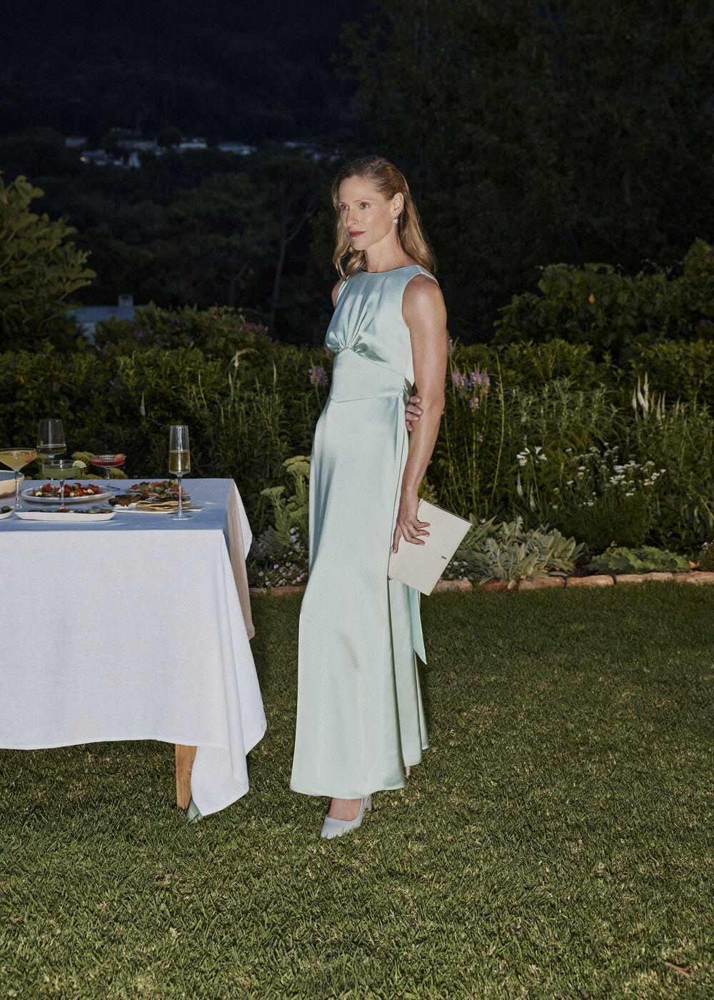 Jemma Satin Dress | Hobbs UK |