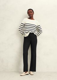 Petite Gerrie Trousers, Black, hi-res