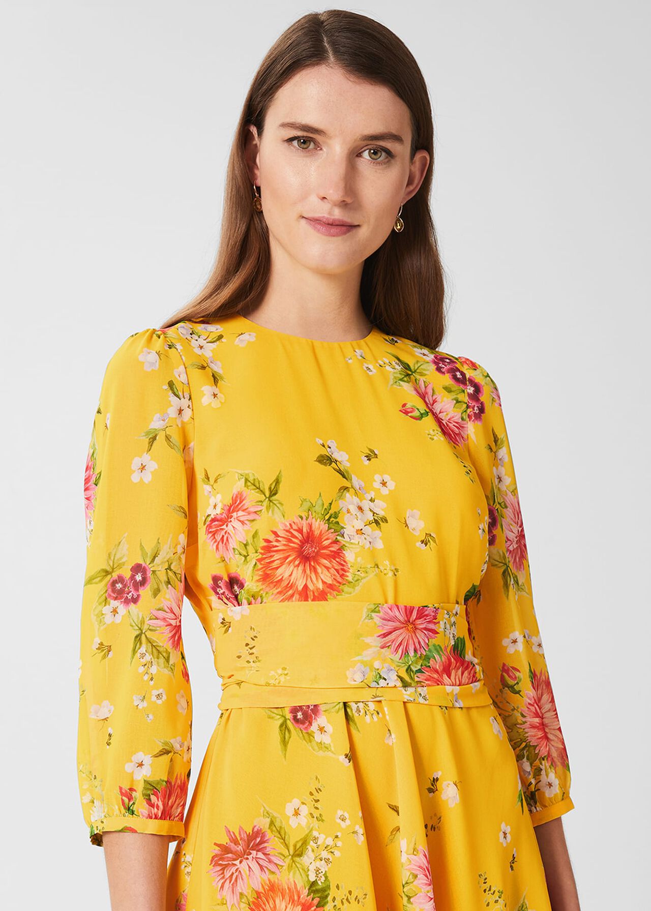 Jasmina Floral Fit And Flare Dress