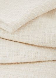 Clarence Tweed Dress, Cream, hi-res