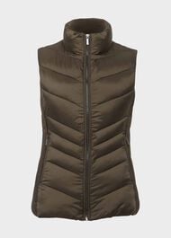 Neava Gilet, Dark Olive, hi-res