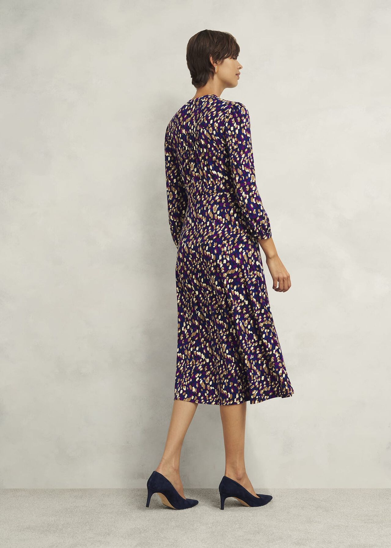 Petite Harlie Jersey Dress, Multi, hi-res