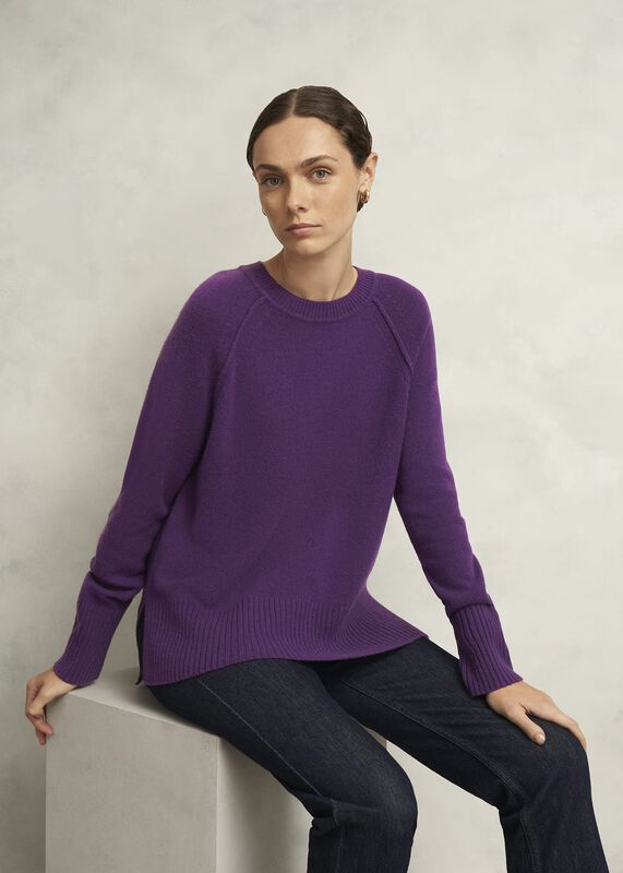 Mandy Wool Blend Crew Neck Knitted Jumper