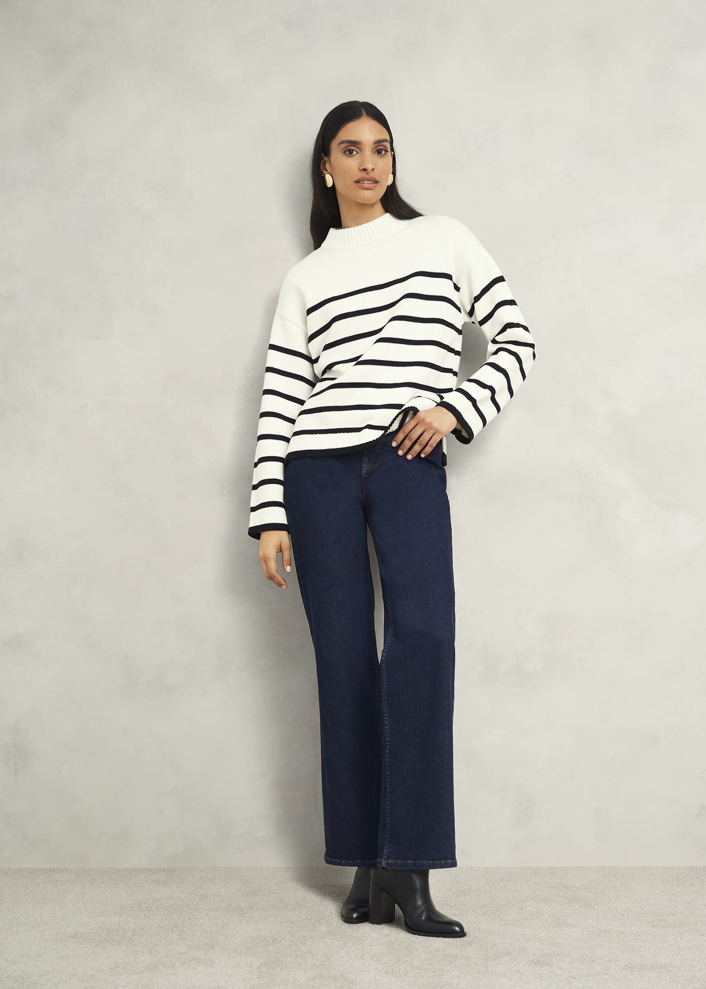 Old Joe STRIPE BASQUE ZIP SWEATER – Blue Works Vintage