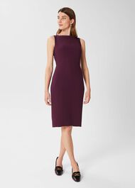 Adelia Dress, Deep Plum, hi-res