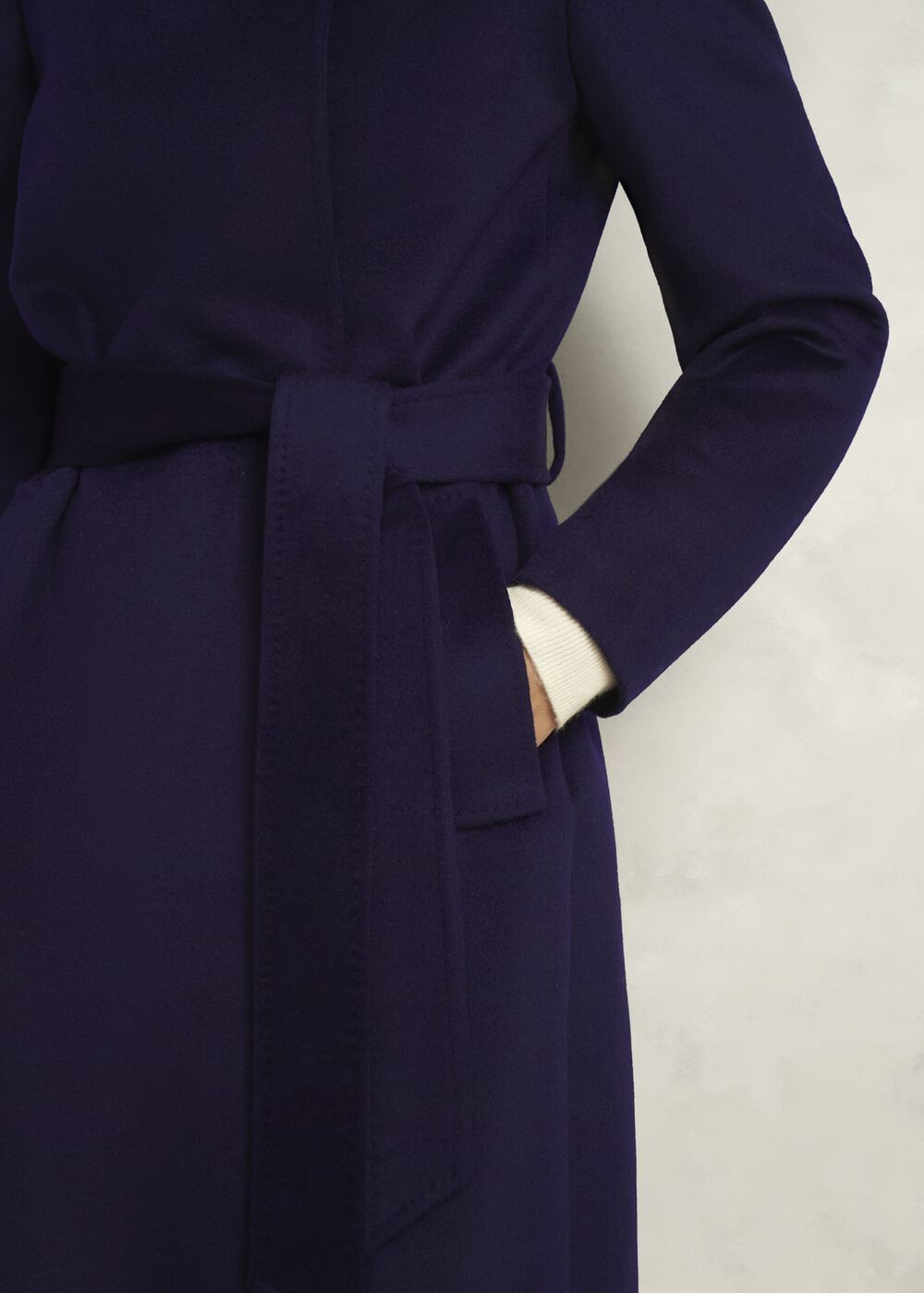 Livia Wool Coat, Midnight Purple, hi-res