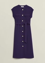 Petite Tania Dress, Grape Purple, hi-res