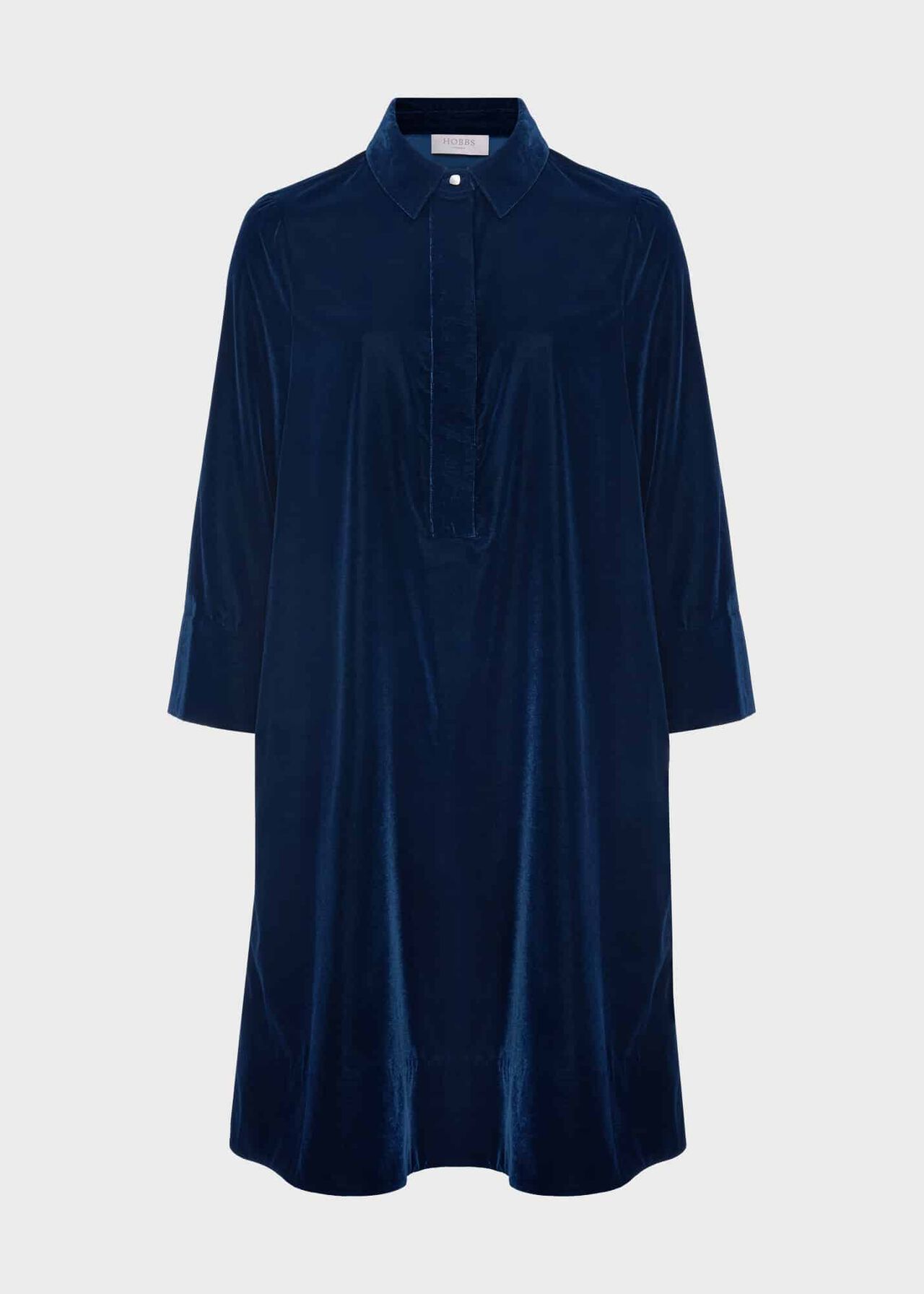 Velvet Marciella Dress, Steel Blue, hi-res