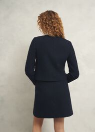 Marie Skirt With Wool, Navy, hi-res
